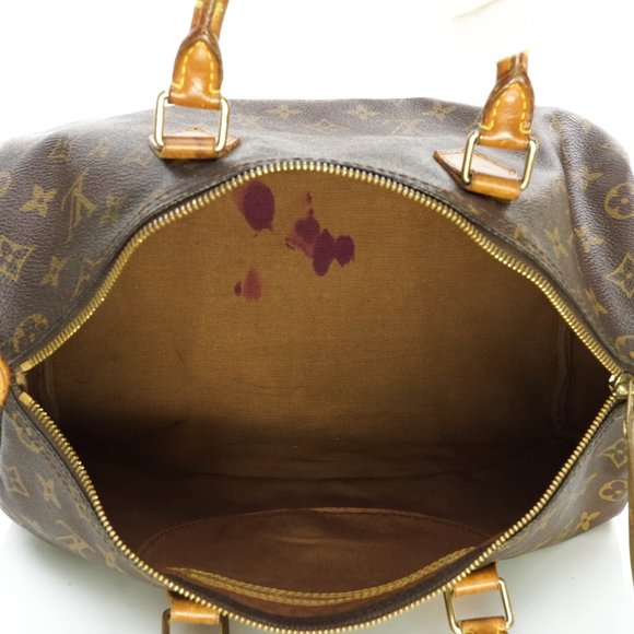 Auth Louis Vuitton Speedy 35 Satchel #19293L20 - Picture 7 of 13